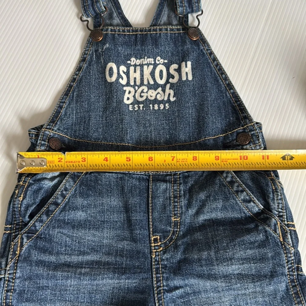 OshKosh B'Gosh Denim Overalls.  Size 24 months